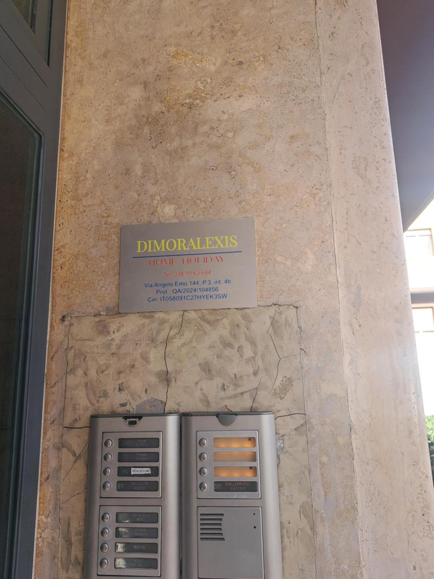 Dimoralexis, The House In Front Of Vatican's Walls Apartment
